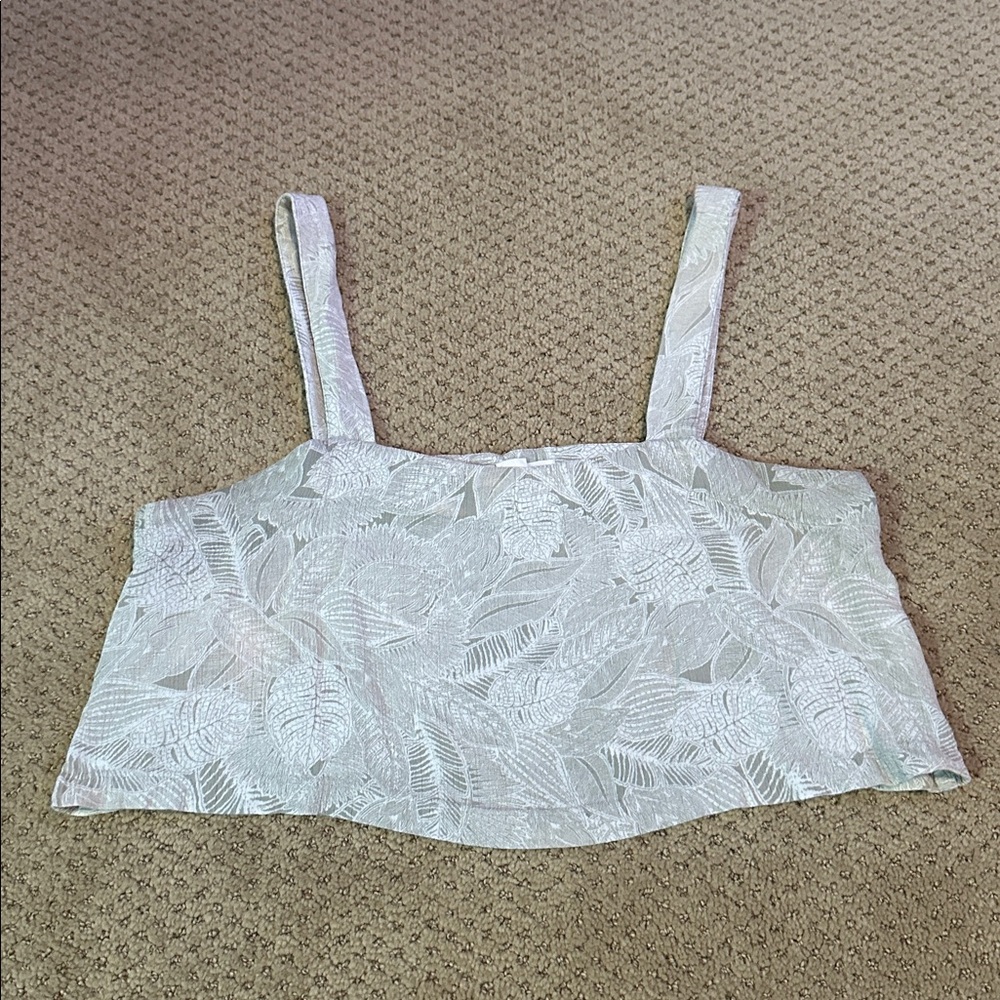 O’Neill light Green Patterned Women's Crop Top